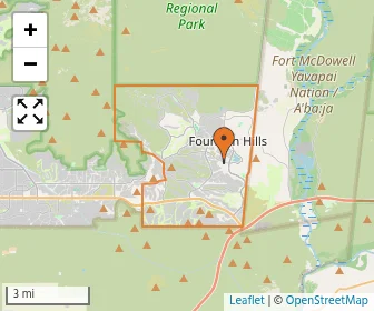Area schools map